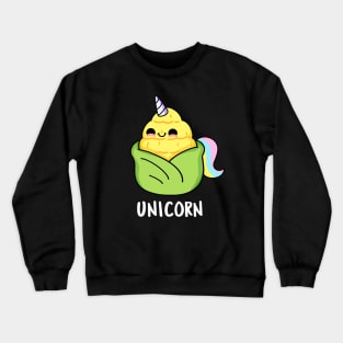 Uni Corn Cute Unicorn Pun Crewneck Sweatshirt